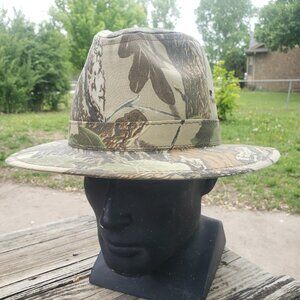 Realtree Fedora Hat Camo Hunting Safari USA Medium